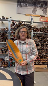 A true “Sidewalk Surfer” from Ohio finds a new home inside our Museum. Thanks @skatedesignslnc for the knowledge. #skateboardinghalloffame #sidewalksurfer | Skateboarding Hall of Fame
