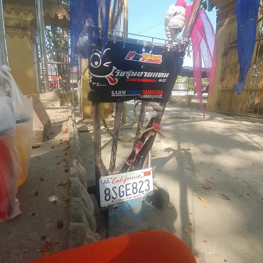 Charming Cartoon Character Cart Display