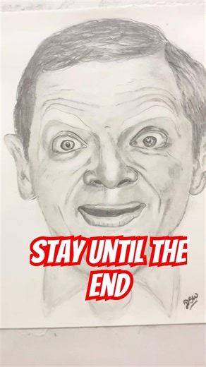 Mr Bean Portrait Drawing | Art Short#shorts