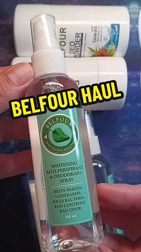 BELFOUR Deodorant Spray and Deo Powder Review