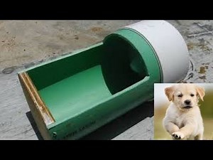 DIY Automatic Dog Watering Bowl Turnover Spill Proof
