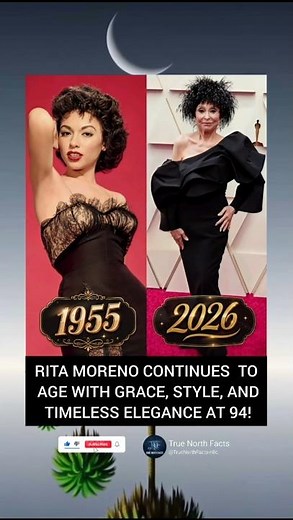 Timeless Elegance: Rita Moreno at 94! 👑 #Legend #Hollywood