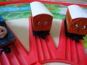 Old Hornby Clockwork Thomas,Percy & Ben