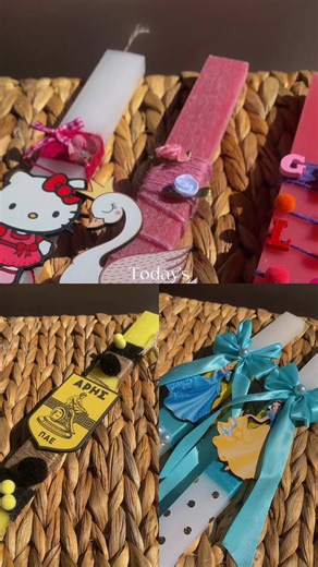 Πασχαλινές Λαμπάδες σε άπειρα σχέδια , δεν θα ξέρεις τι να πρωτοδιαλέξεις 🥰#lampades #λαμπαδες #πασχα #χειροποιητο #λαμπαδα