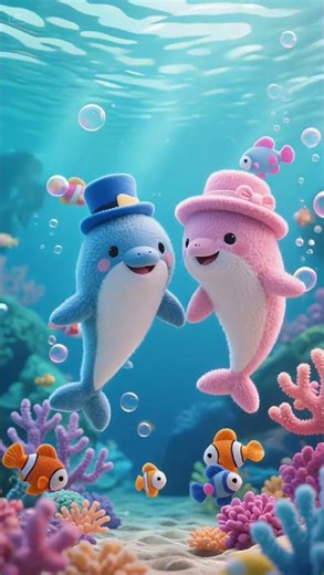 Dancing Dolphin Plushies Take Over the Ocean! 🐬✨ Too Cute to Handle!