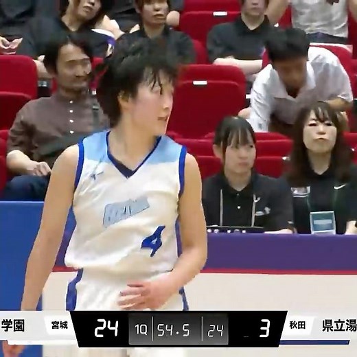 第1Qは26-3⁉ #聖和学園 スタートダッシュ大成功💨💨 盤石の強さで東北大会優勝🎉