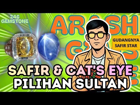✅Investasi Cerdas: Alasan Mengapa Safir & Cat's Eye Selalu Bernilai Tinggi 🤤
