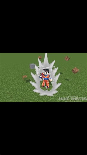 super saiyan minecraft animation#dragonball #minecraft #animation