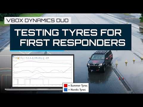 First Responder Tyre Testing at MIRA | High Accuracy Data with VBOX Dynamics Duo