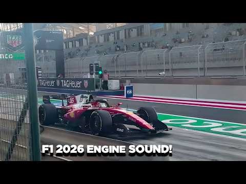 F1 2026 INSANE Engine Sound Exclusive Footage!