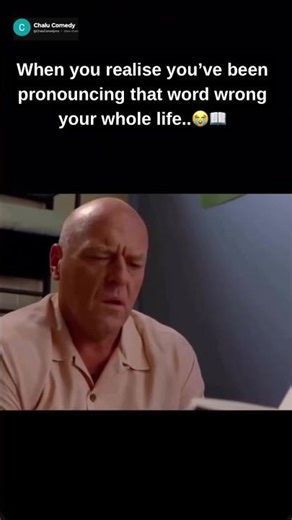 When You’ve Been Saying It Wrong Forever 😭📖 #youtube #wrong #chalucomedy