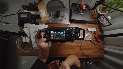 YAESU FTX-1 安装使用FC-80自动天调-YAESU FGPS-5部件安装调试