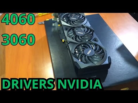 CÓMO instalar DRIVERS para CUALQUIER TARJETA DE NVIDIA 2024 RTX 4060, 4070, 3060 TI CONTROLADORES