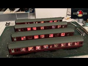 How to Install Train Tech Lighting Strips, OO Bachmann Mk1