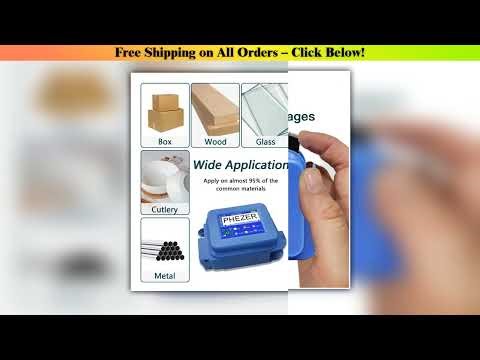 Phezer PC13plus 12.7mm Mini Printer Portable Printer QR Bar Batch Code Date Number Logo Expiry