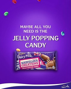 467K views · 56 shares | Why grit your teeth when you can sink it into Marvellous Creations Jelly Popping Candy? Hear the crunch in every bite and let the troubles go away! #FreeTheJoy #YouJelly #MarvellousCreations | Cadbury Dairy Milk | Facebook