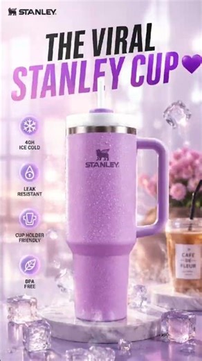 Viral Stanley Tumbler Review 2026 💜 Best Aesthetic Insulated Cup? | Multiple Colors Available#viral