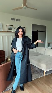 Honestly it’s giving 1990s cool mom, just need a cig in my hand (gotta show this to my mom cause I’m sure she owned this exact outfit at one point). Comment “cool mom” and I’ll dm ya sizing and links! Cool mom outfit, elevated style as a mom, easy and chic outfit, midsize style, mom style, mom fashion, size 10, trench coat outfit, jeans and a white shirt outfit, Amazon fashion, affordable jeans. | Balkanina