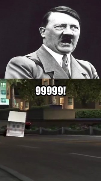 Saying "Nine" to turn right, Turns Into ANGRY MOUSTACHE MAN