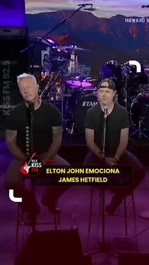 Rádio Kiss FM 92.5 on Instagram: "Simplesmente o Elton John elogiando "Nothing Else Matters" e o James Hetfield se emocionando!🤘🎸 📹: The Howard Stern Show #KissFM #Rock #EltonJohn #Metallica #NothingElseMatters #NãoDeixeoRockSairdeVocê"