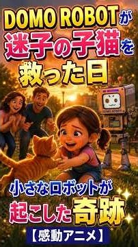 The Day DOMO ROBOT Saved a Lost Kitten | The Miracle Performed by a Small Robot [Heartwarming Ani...