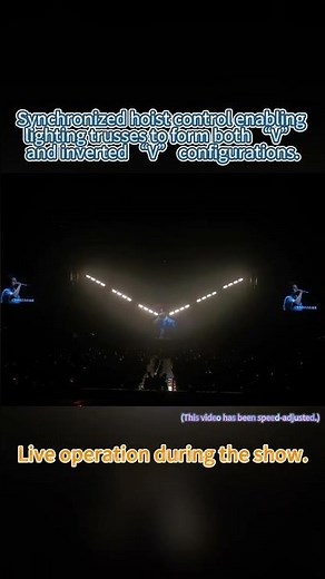 From testing to live performance — stage automation in action.#StageTechnology #KineticStage