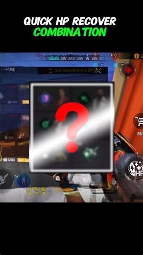 Quick HP Recovery Combo in Free Fire | 100% working #shorts