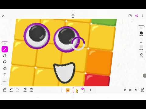 Remake Numberblocks 36 to 40 Into Emojis In Flipaclip | Transformation Numberblocks Emojis