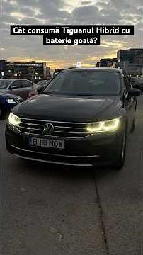 Cât consumă Tiguanul Hibrid cu baterie goală?