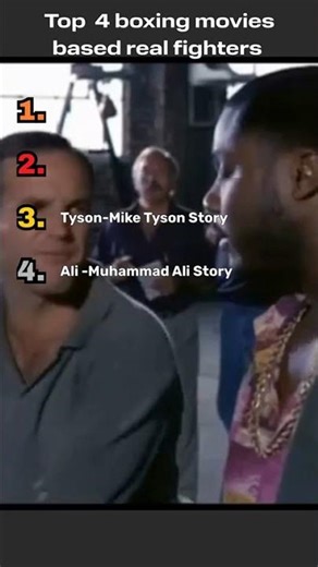 Top 4 Boxing Movies of Real Fighters#Boxing #Champion #Tyson #Ali #ward #movies