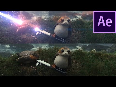 Porg gets killed by Lightsaber | BREAKDOWN