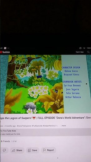 Dora The Explorer (Find Swiper) Credits