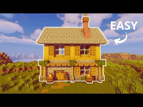Minecraft: How To Build A Starter House | Tutorial