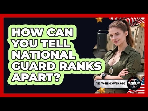 How Can You Tell National Guard Ranks Apart?