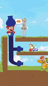 Epic Water Challenge Mario vs Waluigi in a Mermaid Showdown! | MM 1