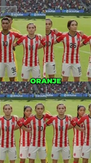 Nederlands Elftal Oranje Anthem, Teamfoto Hollandse Pracht! #shortvideo