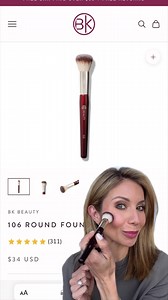 19 reactions | The softest, best-selling makeup brushes created by Pro MUA Lisa J Makeup. This rounded dome brush is perfect for applying your liquid or cream complexion products into the skin. The size allows it to multitask as a great tool for blending concealer under the eyes, blending out cream blush or building coverage from your favorite foundation. | Lisa J Makeup | Facebook