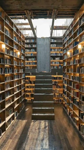 library cinematic lighting asmr building #asmr #architecture #builderschoice #2bhkhousedesign