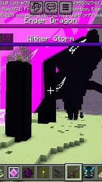 Wither Storm Vs ender dragon#minecraft