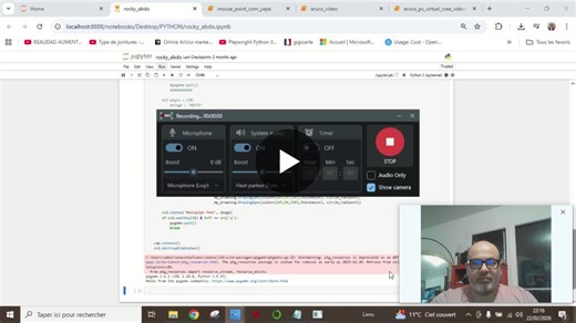 opencv mediapipe time numpy cvzone cvzone.PoseModule import PoseDetector math Python méthode pour ne pas piquer du nez au boulot método para no cabecear en el trabajo | Chaim Cedano