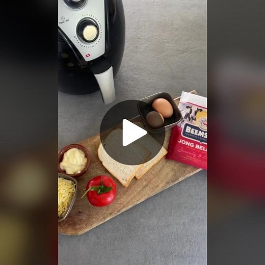Airfryer Tosti Hack met Beemster Kaas en Ei
