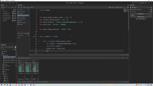 音乐与音频管理器 // E28 // 使用Godot 4制作一款2D动作冒险角色扮演游戏