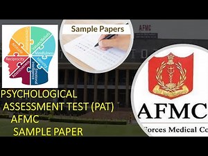 AFMC PSYCHOLOGICAL ASSESSMENT TEST (PAT) 2020 ll SAMPLE PAPERll 2020 ll INSIDE TRICKS
