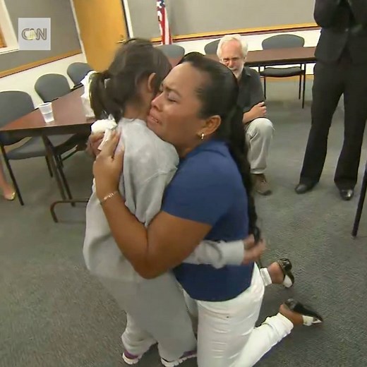 3.4M views · 42K reactions | "She is all I have. She is my whole life. It's been so long." Watch the moment this mother was reunited with her 8-year-old daughter after being separated at the US border. They fled Guatemala because of severe abuse and domestic violence at home, according to a lawsuit and were separated for 55 days. https://cnn.it/2KFj2vX | CNN | Facebook