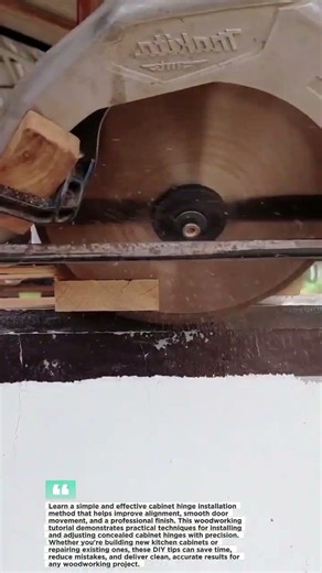 Perfect Cabinet Hinge Installation Tips Guide #Woodworking #DIY #CabinetRepair