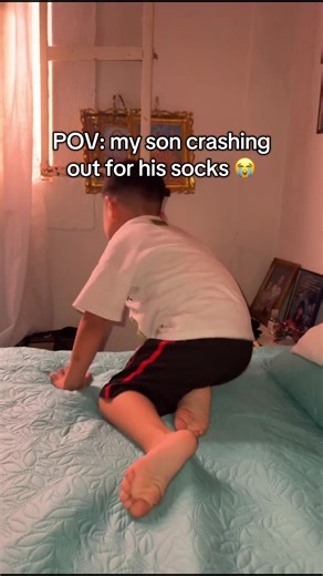 He couldn’t fine them 😭 | socks