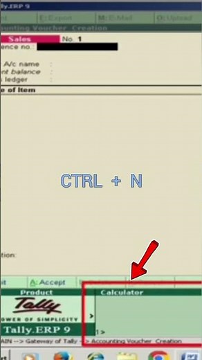 how to use calculator in tally ERP 9