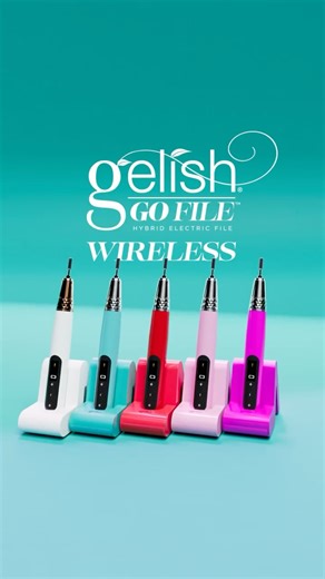 Gelish Professional on Instagram: "✨ Introducing the Go File Wireless® E-File — engineered for precision and performance. Featuring a 35,000 RPM motor, ultra-quiet operation, secure bit locking, and smooth, dynamic rotation, it delivers the control professionals demand. Available in five refined colors. Elevate your artistry. Shop now at gelish.com. #Gelish #GelishProfessional #MakeThemGelish #SolidCreamGel #LivingOurLife #Fall2025Collection #nailideas #nailpro #amazon #amazonhaul #amazonfinds #