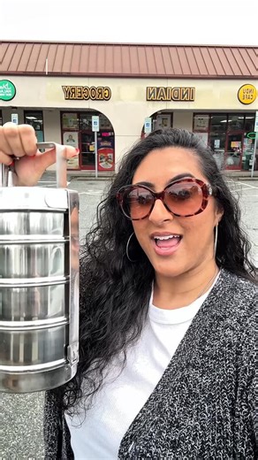 preezy on Instagram: "My food in my tiffin! 🍛 Come with me to get my tiffin filled in North Carolina, inspired by @lilymarinabaria !! 🫶🏽 I started watching her tiffin food videos last year and love how this has given me a new way to connect with my culture and our delicious food! 🇮🇳 Today, I got my tiffin filled at Indu Café in Greensboro, NC, and it was incredible. I also got another dish and they gifted me some dessert! Stay tuned to find out what’s in my tiffin and more delicious food an