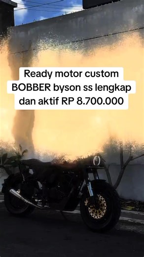 Ready Custom Motor Bobber for Sale